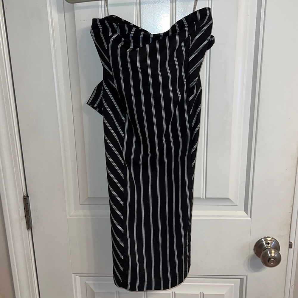 Pinstripe dress